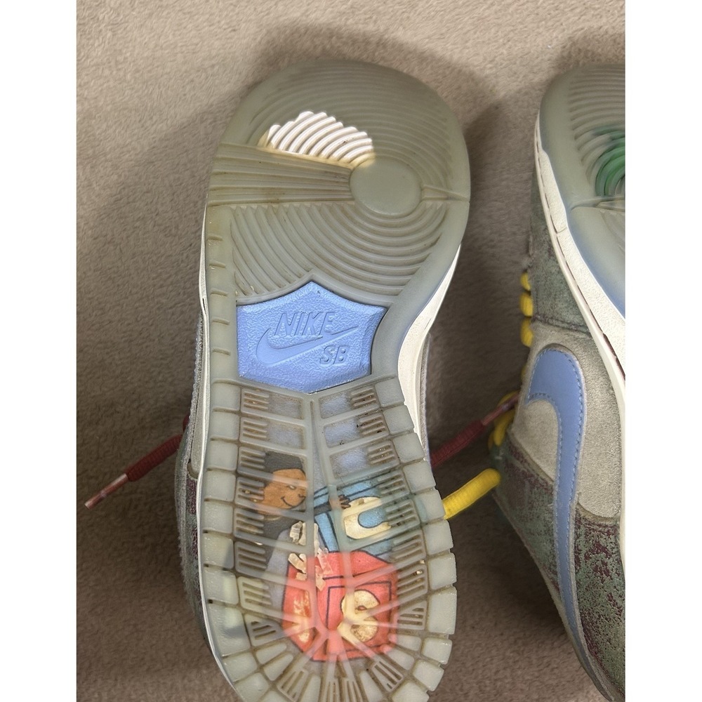 Nike SB Dunk Low Crenshaw Skate Club FN4193-100 Size 5.5M / 7W - Picture 14 of 16